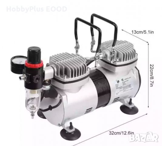 Аерограф тип пистолет, снимка 8 - Педикюр и маникюр - 33237645