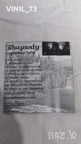 Rhapsody – Legendary Tales, снимка 3 - Аудио касети - 39268664