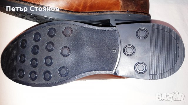 Стилни мъжки кларкове от естествена кожа PAUL HUNTER №46, снимка 9 - Мъжки боти - 27180009