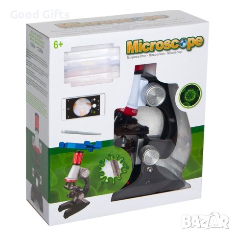 Детски Микроскоп с поставка за телефон, снимка 2 - Образователни игри - 42973839