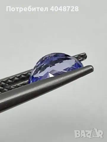 Инвестиционен естествен Танзанит 2.10ct. ALGT Сертификат, снимка 3 - Други - 47376556