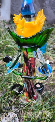 Мурано Murano клоун с китара, снимка 7 - Антикварни и старинни предмети - 48813341