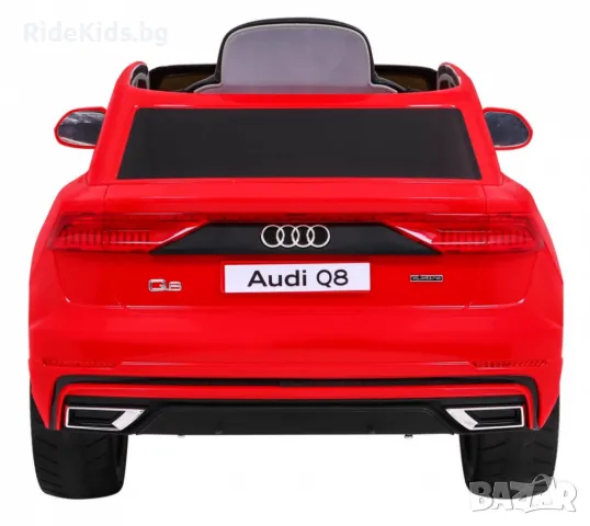 Audi Q8 12V – Детски акумулаторен джип, Червено, EVA гуми, снимка 7 - Детски велосипеди, триколки и коли - 50426865