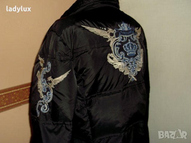 Blue Flame, Яке с гъши пух, с бродерии, Размер М. Код 925, снимка 2 - Якета - 27634000