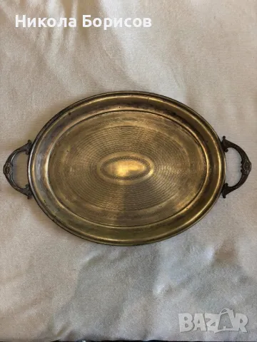 Красив стар бароков поднос, табла, снимка 1