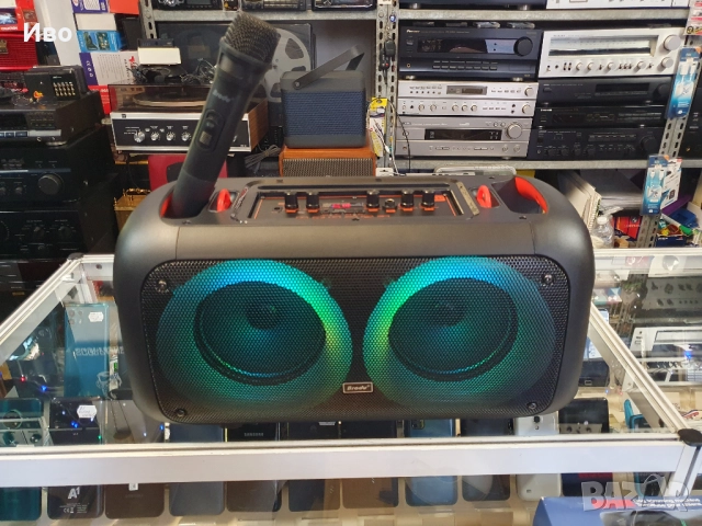 🎶🔊📣Bluetooth тонколона BRODU BTS-1709 с микрофон. НОВА!, снимка 2 - Bluetooth тонколони - 52005852