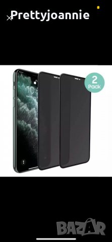 Затъмнен стъклен протектор за Iphone 11, 13 pro, снимка 1 - Фолия, протектори - 36966191