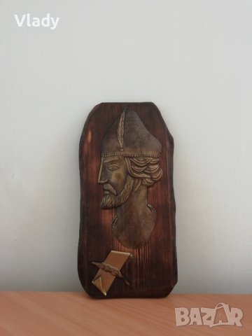 Шота Руставели - Грузия - дърво и метал, пано за стена, снимка 3 - Пана - 43819667