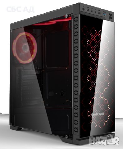 КОМПЮТЪРНА КУТИЯ CASE VLINE G08/600P.S.Sata.12cm FAN USB3.0, снимка 1