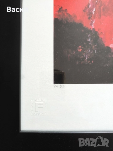 офорт картина, снимка 4 - Картини - 51548091