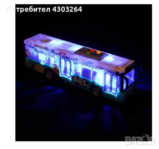 Детският автобус със звук и светлини, снимка 6 - Коли, камиони, мотори, писти - 48013954