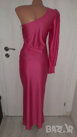 Нова дълга розова рокля , снимка 4 - Рокли - 49204138