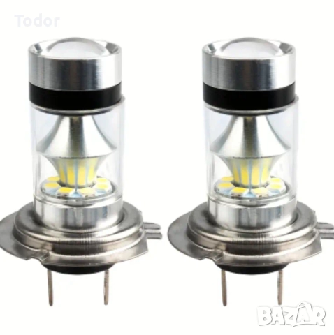 Продавам лед крушки H7 100w за къси и мъгла , снимка 3 - Аксесоари и консумативи - 52383851