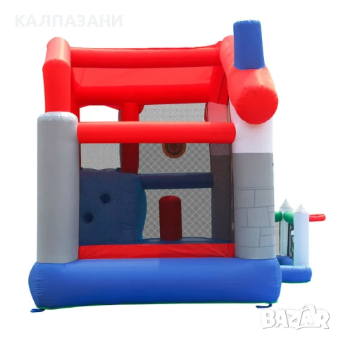 HAPPY HOP Игрален център къща с пързалка и топки 455x330x265 9515, снимка 3 - Надуваеми играчки - 50446973