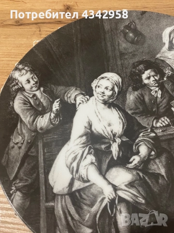 Seltmann Weiden. 1950-те г.Чиния за стена., снимка 3 - Антикварни и старинни предмети - 52283085