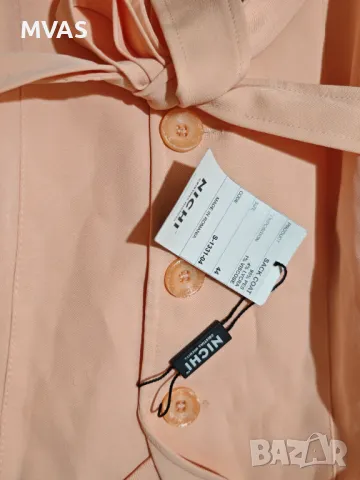 Ново прасковено дамско сако М размер, снимка 3 - Сака - 49509882
