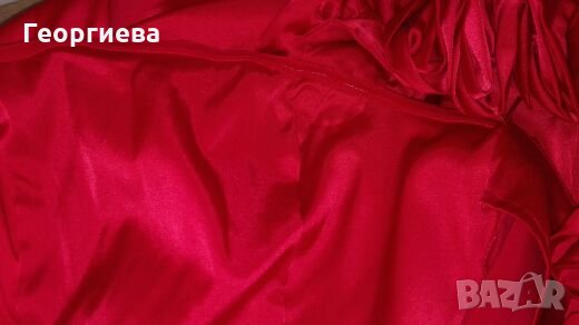 Червена официална рокля ПРОМОЦИЯ🌹👗 S,M 🌹👗арт.217 , снимка 5 - Рокли - 26728385