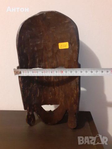 Африканска маска Абанос., снимка 4 - Антикварни и старинни предмети - 34795441