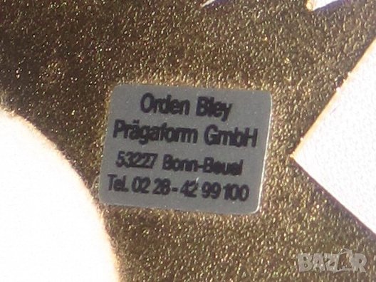 Медальон, орден, отличителен знак, медал от House of Orden Bley в Бон, снимка 5 - Колекции - 28007322