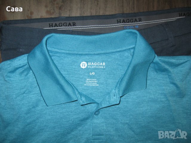 Къси панталони и блуза  HAGGAR   мъжки,Л-ХЛ
