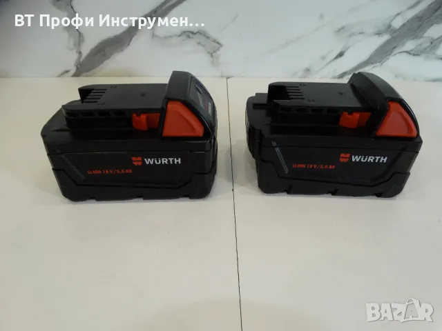 НОВО - Wurth LI-AS-18 V / 5.0 Ah - Литиево - йонна батерия, снимка 2 - Други инструменти - 50396389