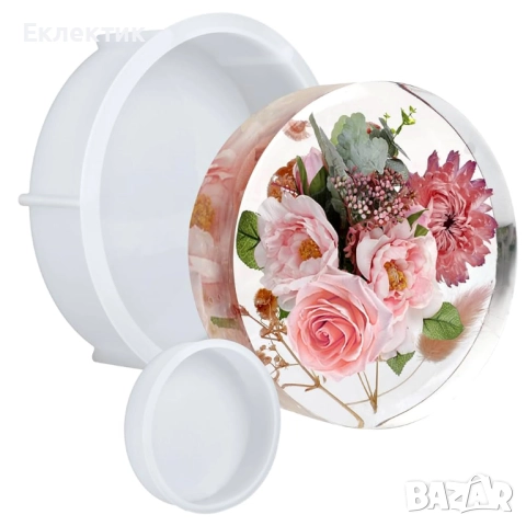 Голям кръгъл силиконов молд/форма, снимка 9 - Други - 52261885