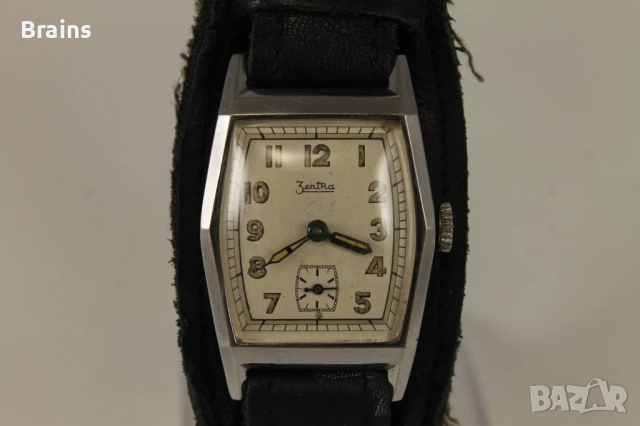 1930's Art Deco ZENTRA Немски Ръчен Часовник , снимка 4 - Мъжки - 52897963