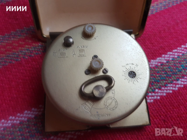 Джобен часовник будилник EUROPA , снимка 4 - Антикварни и старинни предмети - 53246551