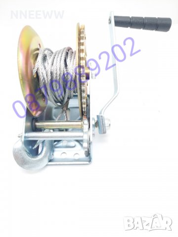 Ръчна лебедка 1200LBS. Ръчна лебедка със стоманено въже., снимка 5 - Аксесоари и консумативи - 24557903