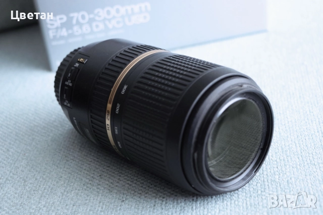 Tamron SP 70-300mm f/4-5.6 Di USD за Canon EF mount , снимка 6 - Обективи и филтри - 52913864