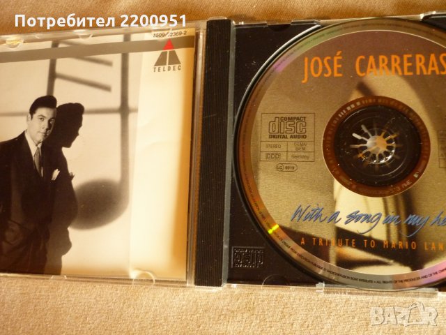 JOSE CARRERAS, снимка 2 - CD дискове - 32419370