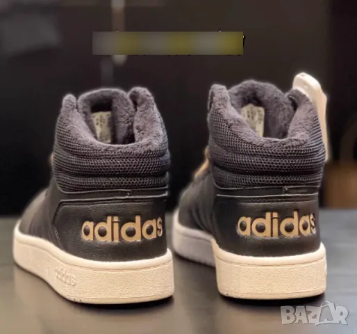 маратонки adidas Hoops 2.0 Mid 'Black Beige' номер 42 2/3 кецове , снимка 2 - Маратонки - 49405500