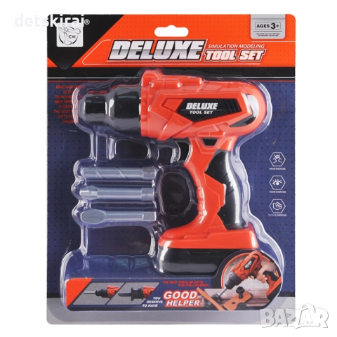 Детски Бормашина винтоверт, снимка 2 - Конструктори - 52796931