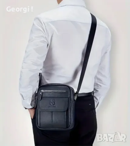 Елегантна, Винтидж кожена Бизнес чанта /Луксозна естествена кожа!, снимка 7 - Чанти - 49648422