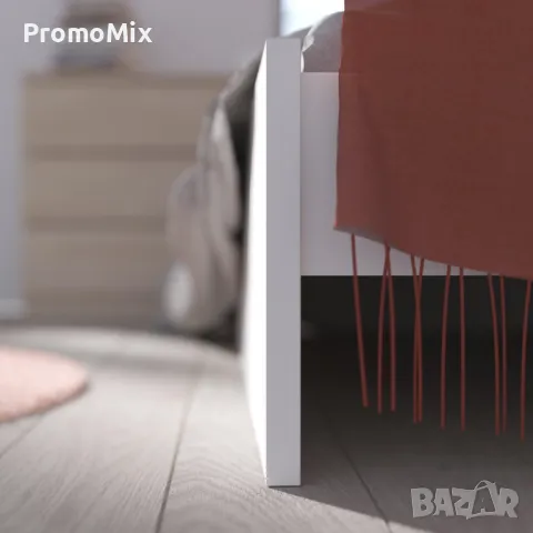 Легло Infinikit‎ Haven ‎3185L24T-ECR 140х200см рамка за легло приста с 2 чекмеджета, снимка 3 - Спални и легла - 49762539