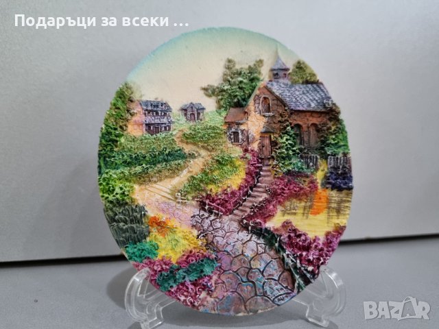 Идея за малки евтини Коледни подаръци! Подарък под 5лв! Красиви малки картини на стойка, снимка 6 - Картини - 43355710