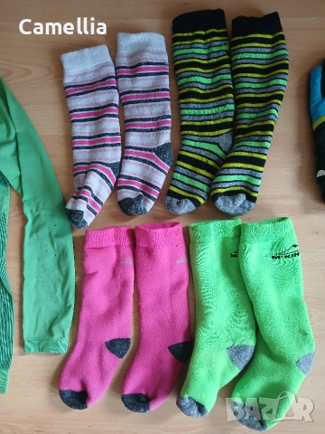 Термо блуза, чорапи за ски и ръкавици , снимка 2 - Зимни спортове - 53393868