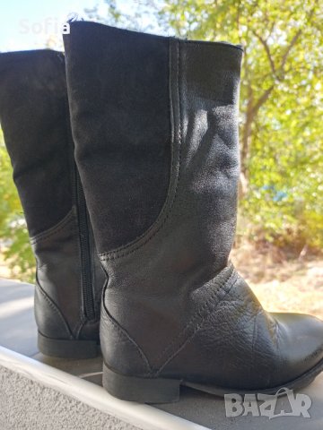 Ботуши естествена кожа Зара , снимка 2 - Детски боти и ботуши - 30606107
