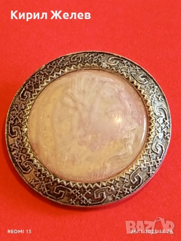 Рядка значка Рисуван седеф ОКРЪЖЕН СЪБОР на ЖЕНИТЕ ПЪРВЕНЦИ 26818