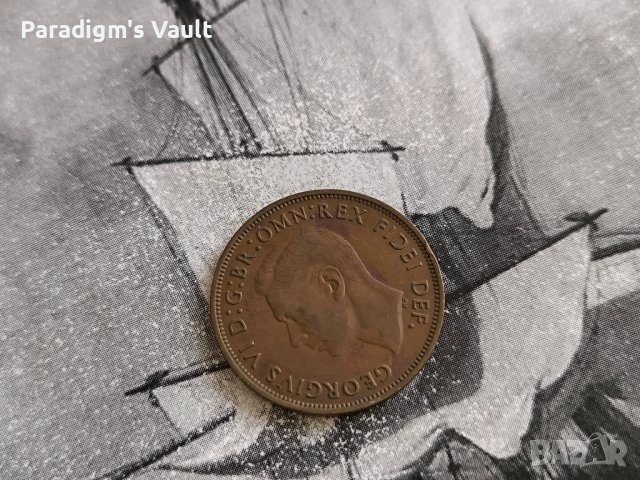 Монета - Великобритания - 1 пени | 1949г., снимка 2 - Нумизматика и бонистика - 43438495