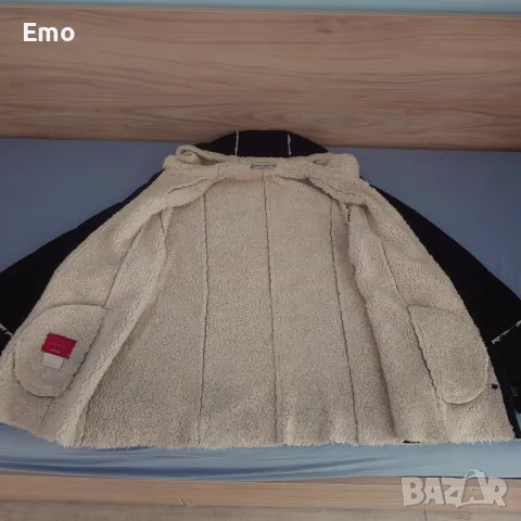 Дамско палто с мека топла подплата, снимка 5 - Якета - 48835797