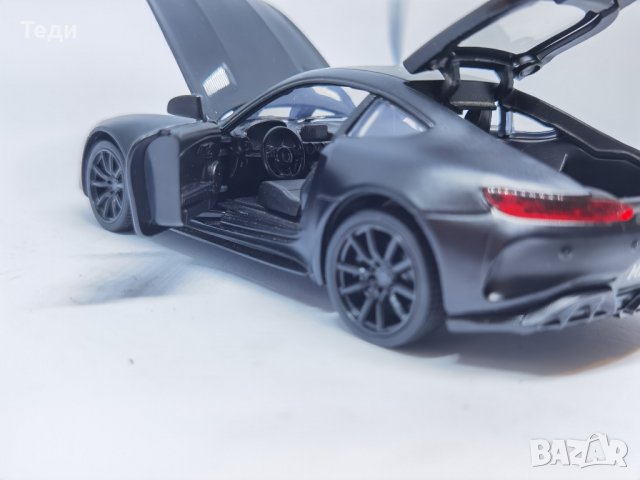 Mercedes Benz GTR макет черен, снимка 7 - Колекции - 39698099