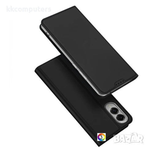 Samsung Galaxy S25 Edgeс DUX DUCIS Кожен Калъф и Протектор