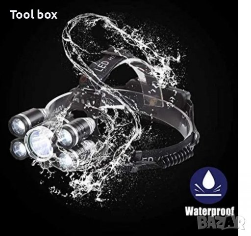 Фенер за глава - челник с комплект батерии, снимка 6 - Къмпинг осветление - 38204114