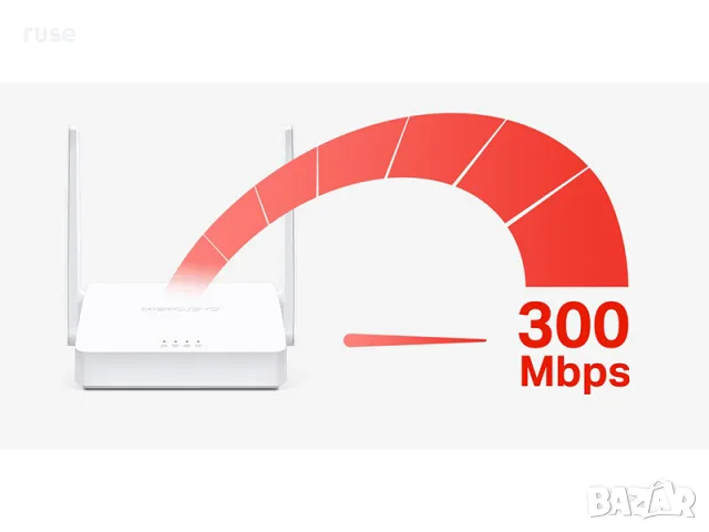 НОВИ! Безжичен N рутер Mercusys MW305R 300Mbps, снимка 6 - Рутери - 48279200