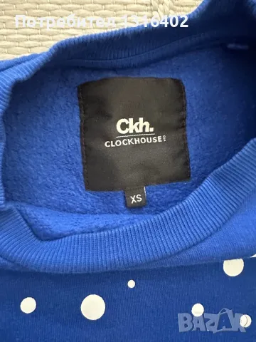 Коледна блуза Clockhouse размер XS/S, снимка 2 - Детски Блузи и туники - 49808626