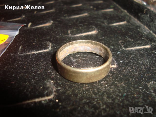 МНОГО СТАРА ХАЛКА ПРЪСТЕН МАЙСТОРСКА ИЗРАБОТКА 23801, снимка 3 - Антикварни и старинни предмети - 33362651