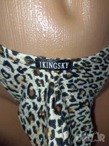 Ikingsky-L-Нови секси мъжки прашки в леопардов принт , снимка 6 - Бельо - 40369657