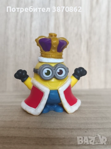 (Колекционерска фигурка на миньон) McDonald's Happy Meal 2019 King Bob - The Rise of Gru