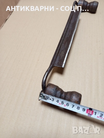 Стар Ръчно Кован Дърводелски Рукан., снимка 15 - Антикварни и старинни предмети - 51556629